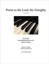 Praise to the Lord, the Almighty piano sheet music cover